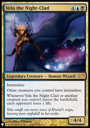 (107) Magic The Gathering The List Single: Vela the Night-Clad Mythic