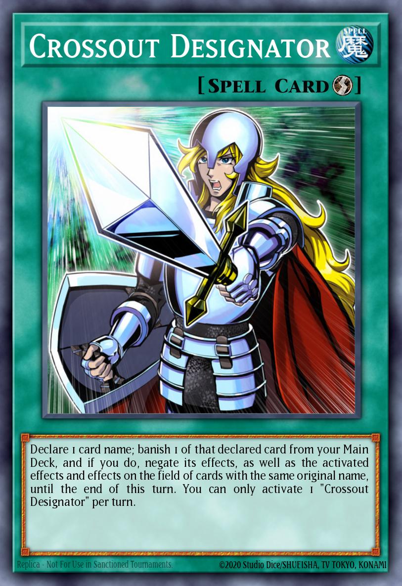 (063) YuGiOh TCG RA02: 25th Anniversary Rarity Collection II Single: Crossout Designator (V.7 - Ultimate Rare)  Ultimate Rare