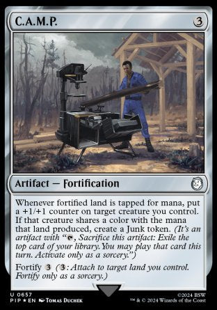(657) Magic The Gathering Universes Beyond: Fallout: Extras Single: C.A.M.P. Uncommon