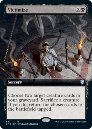 (657/361) Magic The Gathering Commander Legends: Extras Single: Victimize Uncommon