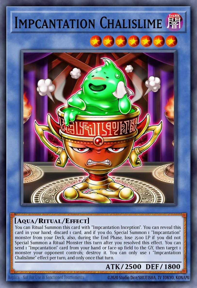 (051) YuGiOh TCG WISU: Wild Survivors Single: Impcantation Chalislime Rare