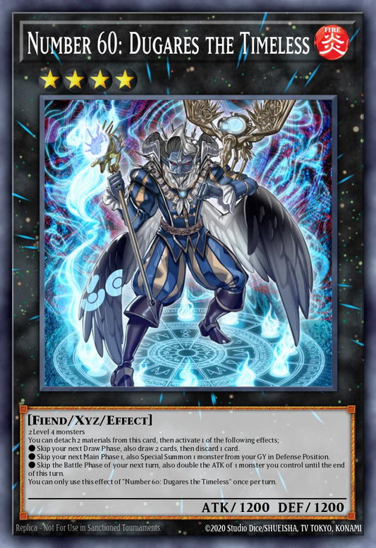 (037) YuGiOh TCG RA02: 25th Anniversary Rarity Collection II Single: Number 60: Dugares the Timeless (V.5 - Quarter Century Secret Rare)  Quarter Century Secret Rare