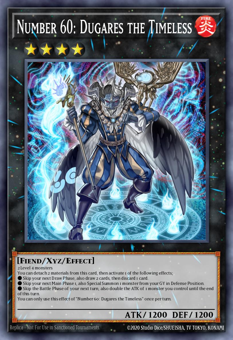 (037) YuGiOh TCG RA02: 25th Anniversary Rarity Collection II Single: Number 60: Dugares the Timeless (V.3 - Secret Rare)  Secret Rare