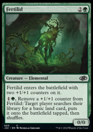 (660) Magic The Gathering Jumpstart 2022 Single: Fertilid Common