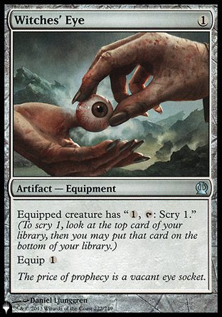 (222) Magic The Gathering The List Single: Witches' Eye Uncommon