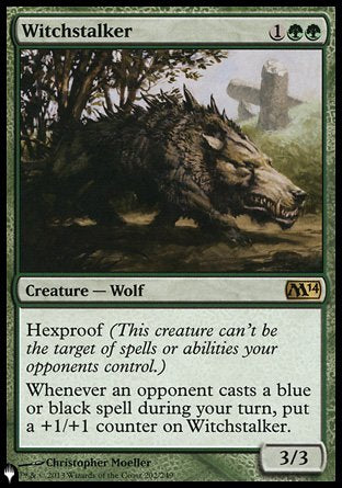 (202) Magic The Gathering The List Single: Witchstalker Rare