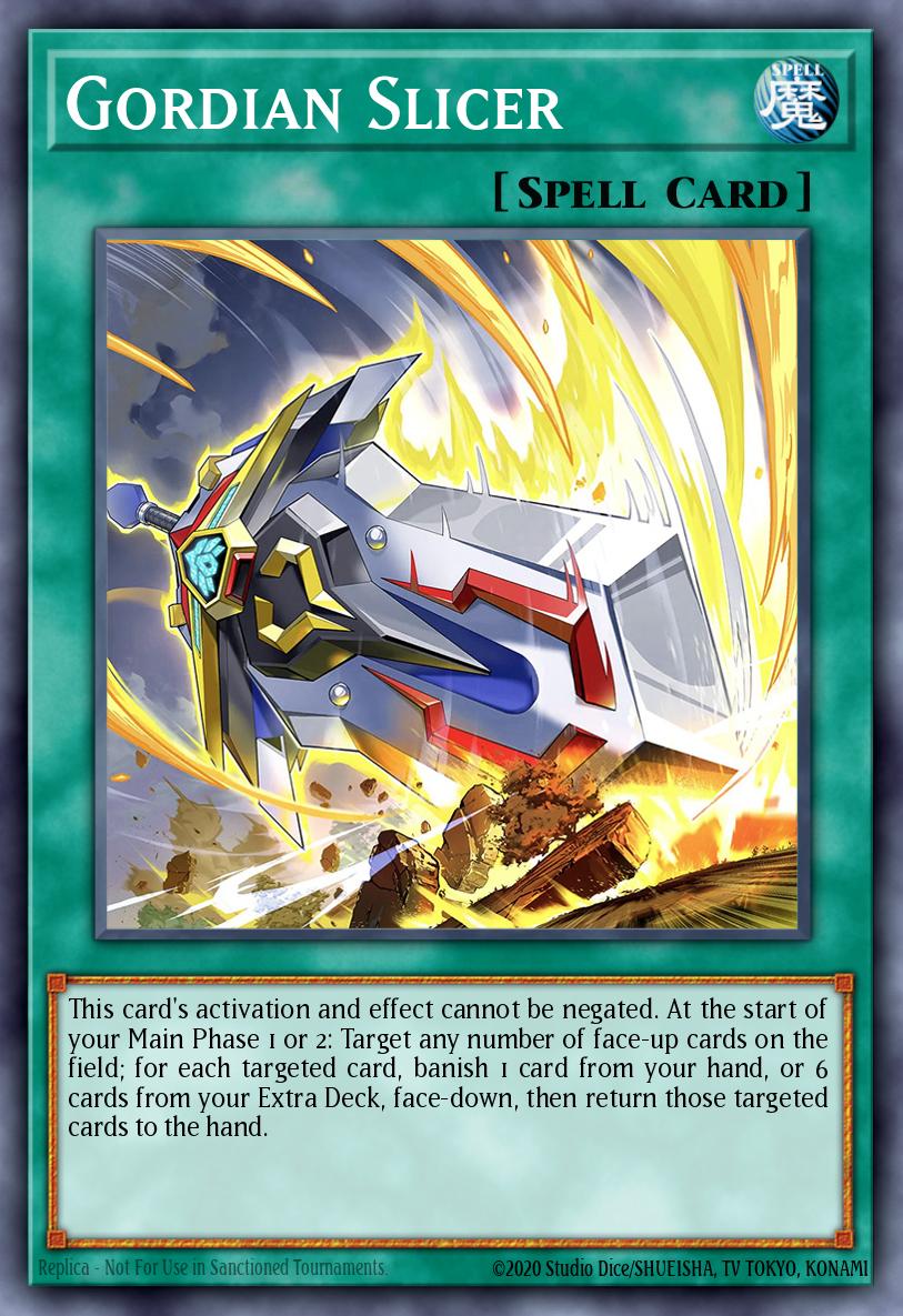 (066) YuGiOh TCG ALIN: Alliance Insight Single: Gordian Slicer (V.1 - Secret Rare) Secret Rare