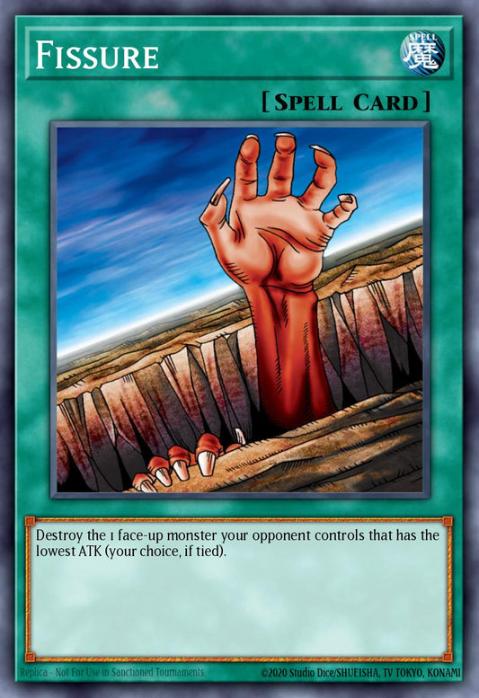 (084) YuGiOh TCG RA03: Quarter Century Bonanza Single: Fissure (V.2 - Quarter Century Secret Rare)  Quarter Century Secret Rare