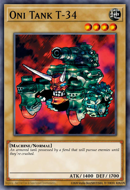 (EN059) YuGiOh TCG PSV: Pharaoh's Servant Single: Oni Tank T-34 (V.3 - Common)  Common