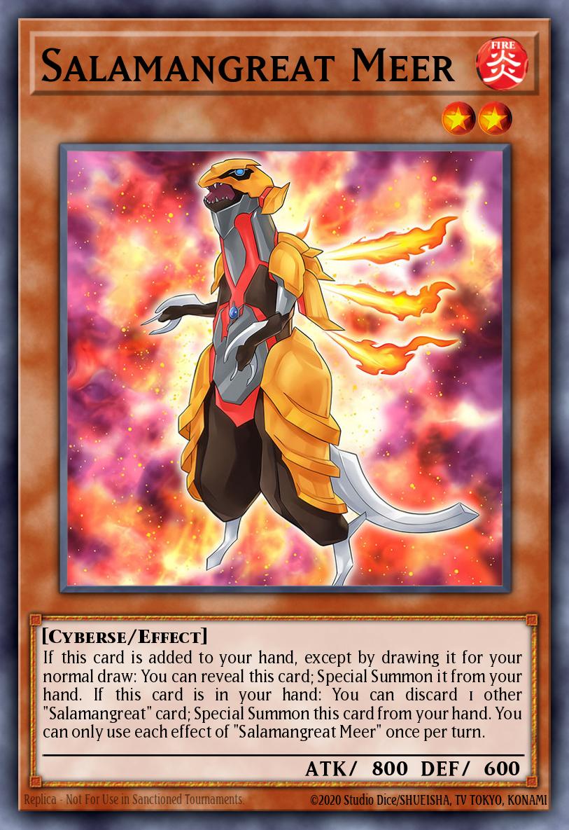 (153) YuGiOh TCG MP19: 2019 Gold Sarcophagus Tin Mega Pack Single: Salamangreat Meer Common