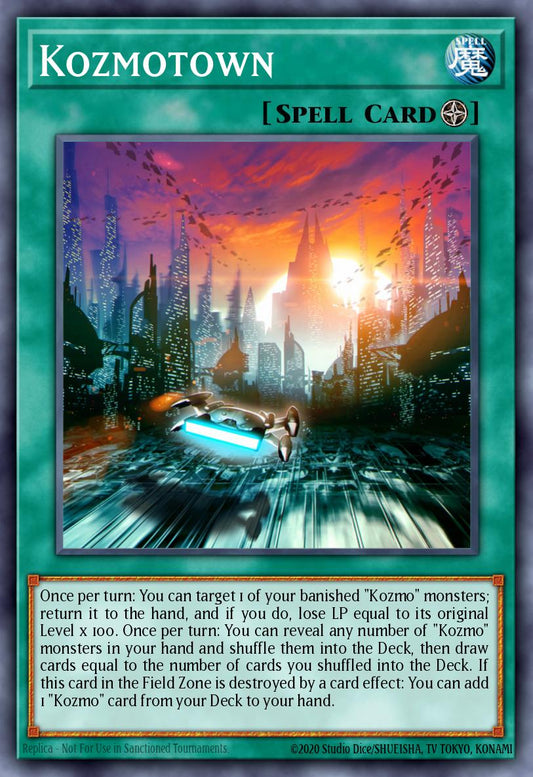 (050) YuGiOh TCG MAGO: Maximum Gold Single: Kozmotown  Premium Gold Rare