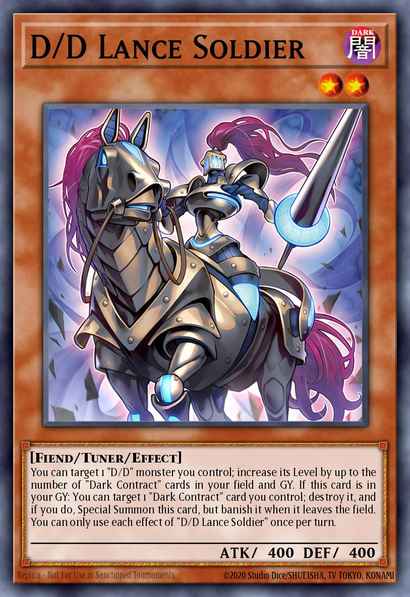 (001) YuGiOh TCG DOOD: Doom of Dimensions Single: D/D Lance Soldier Common
