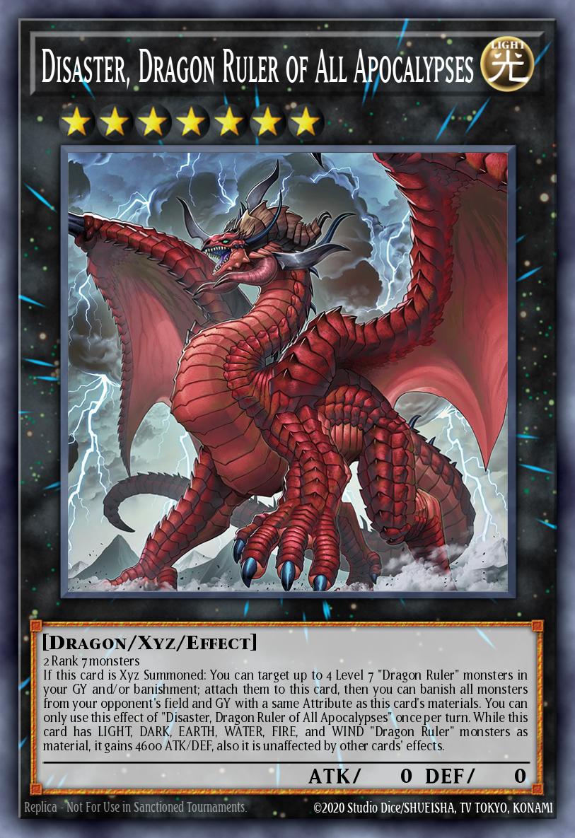 (049) YuGiOh TCG ALIN: Alliance Insight Single: Disaster, Dragon Ruler of All Apocalypses (V.2 - Quarter Century Secret Rare) Quarter Century Secret Rare