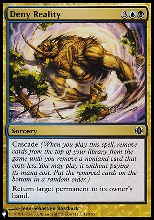 (019) Magic The Gathering The List Single: Deny Reality Common