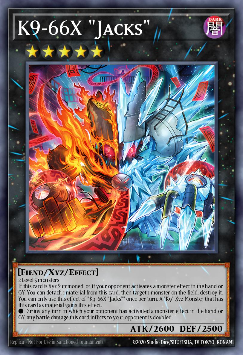 (047) YuGiOh TCG DOOD: Doom of Dimensions Single: K9-66X Jacks Super Rare