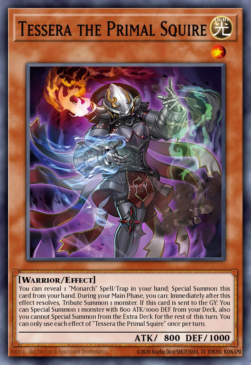 (DUAD018) YuGiOh TCG Duelist’s Advance Single: Tessera the Primal Squire Super Rare