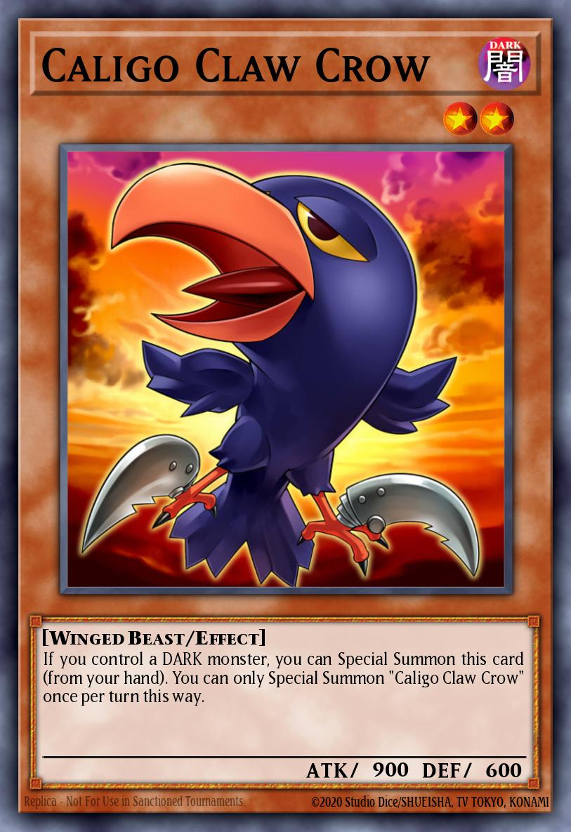(102) YuGiOh TCG MAGO: Maximum Gold Single: Caligo Claw Crow Rare