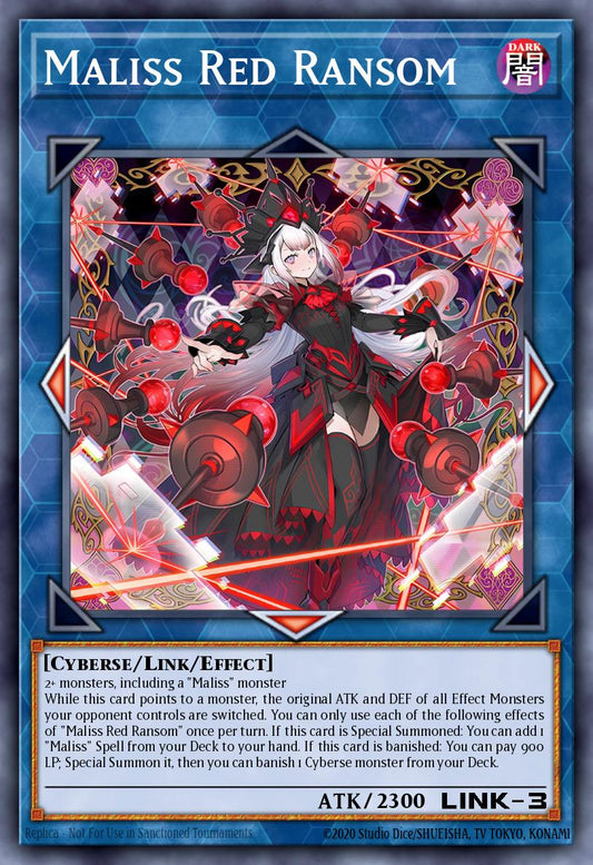 (125) YuGiOh TCG MP25: 2025 Mega-Pack Tin Single: Maliss Q Red Ransom  Secret Rare