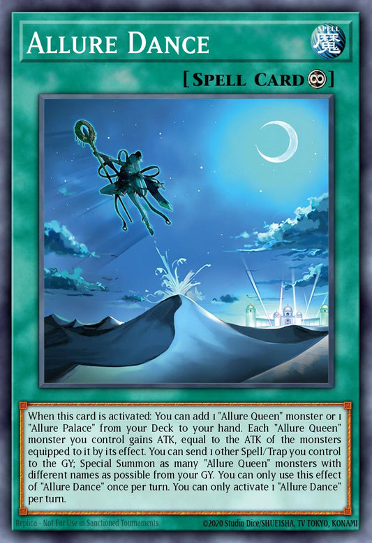 (060) YuGiOh TCG MZTM: Maze of the Master Single: Allure Dance  Rare