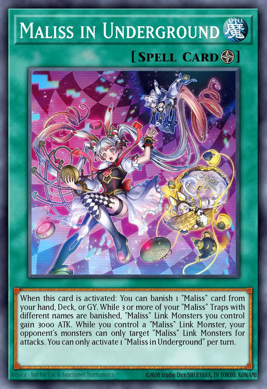 (127) YuGiOh TCG MP25: 2025 Mega-Pack Tin Single: Maliss in Underground  Secret Rare