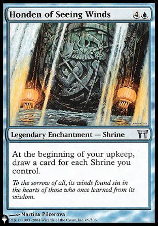 (069) Magic The Gathering The List Single: Honden of Seeing Winds Uncommon