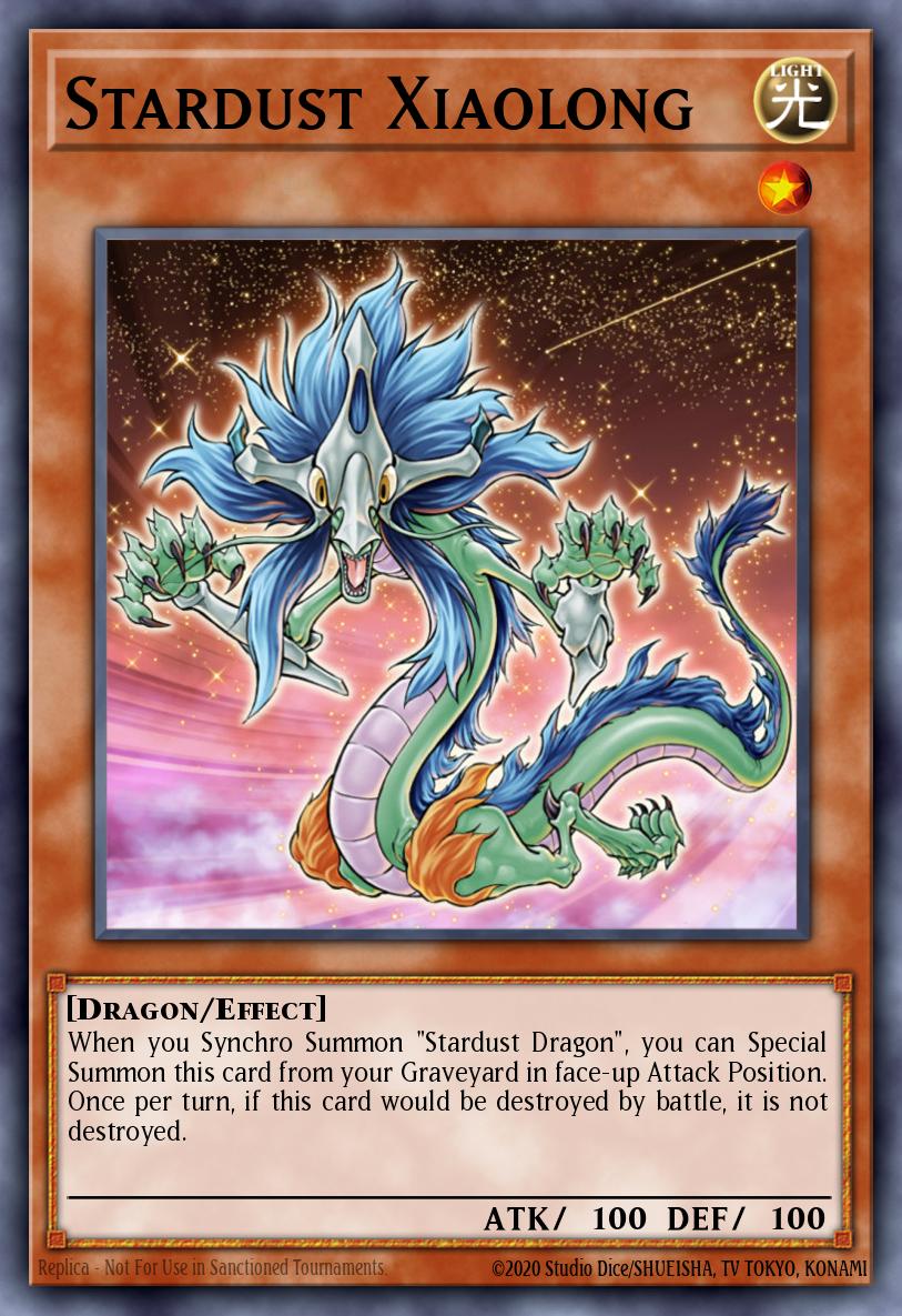 (002) YuGiOh TCG SOVR: Stardust Overdrive Single: Stardust Xiaolong Rare