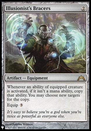 (231) Magic The Gathering The List Single: Illusionist's Bracers Rare