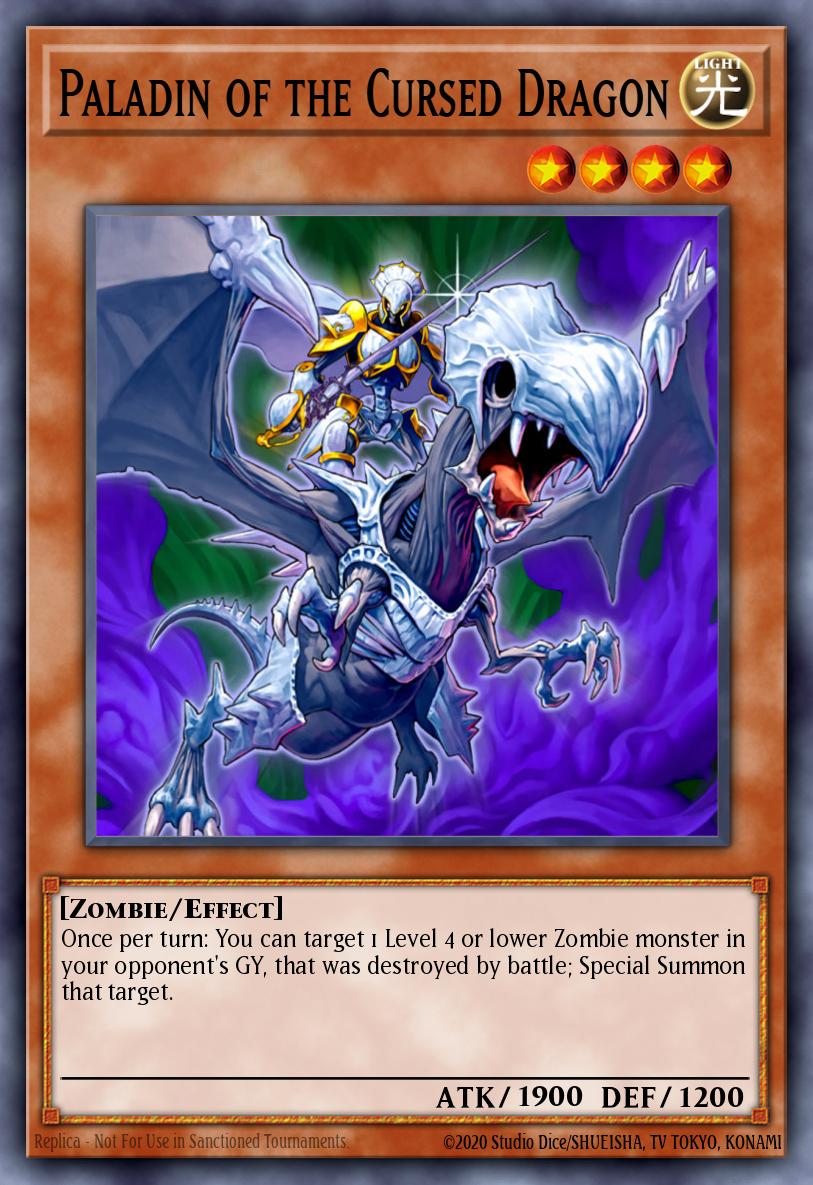 (208) YuGiOh TCG LCJW: Legendary Collection 4: Mega Pack Single: Paladin of the Cursed Dragon Common