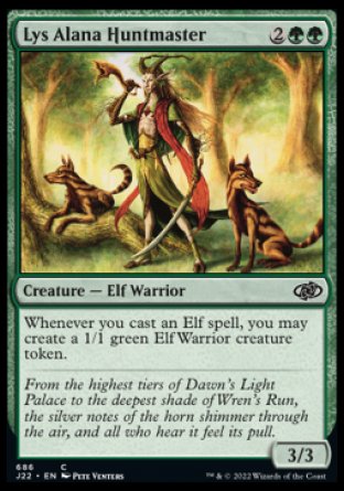 (686) Magic The Gathering Jumpstart 2022 Single: Lys Alana Huntmaster Common
