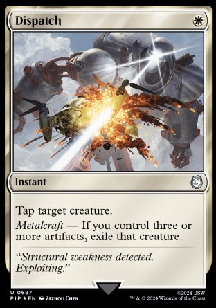 (687) Magic The Gathering Universes Beyond: Fallout: Extras Single: Dispatch Uncommon