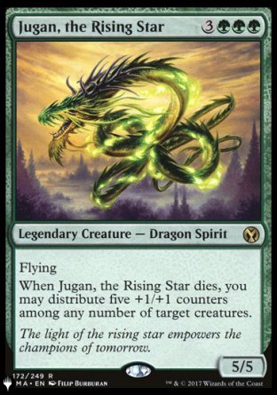 (172) Magic The Gathering The List Single: Jugan, the Rising Star Rare