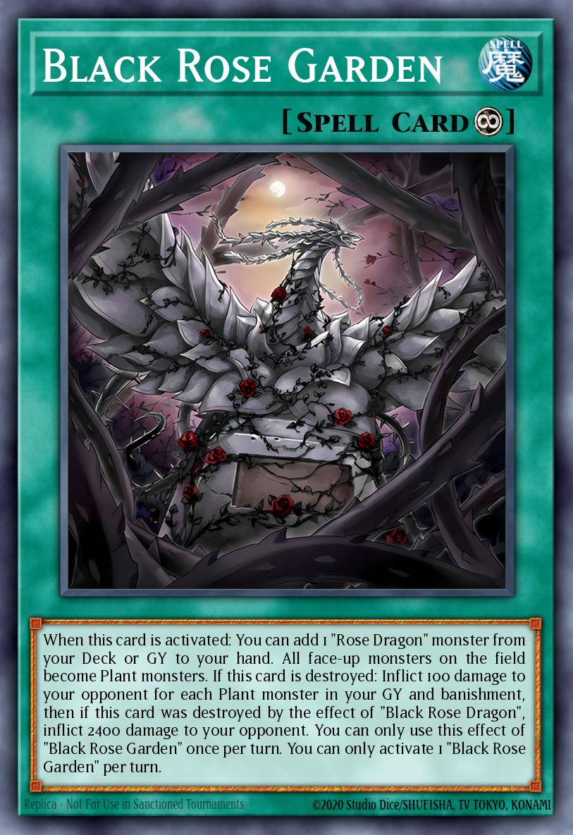 (055) YuGiOh TCG DOOD: Doom of Dimensions Single: Black Rose Garden (V.2 - Starlight Rare) Starlight Rare