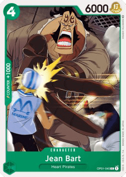 (045) One Piece TCG OP01: Romance Dawn Single: Jean Bart (OP01-045) Common