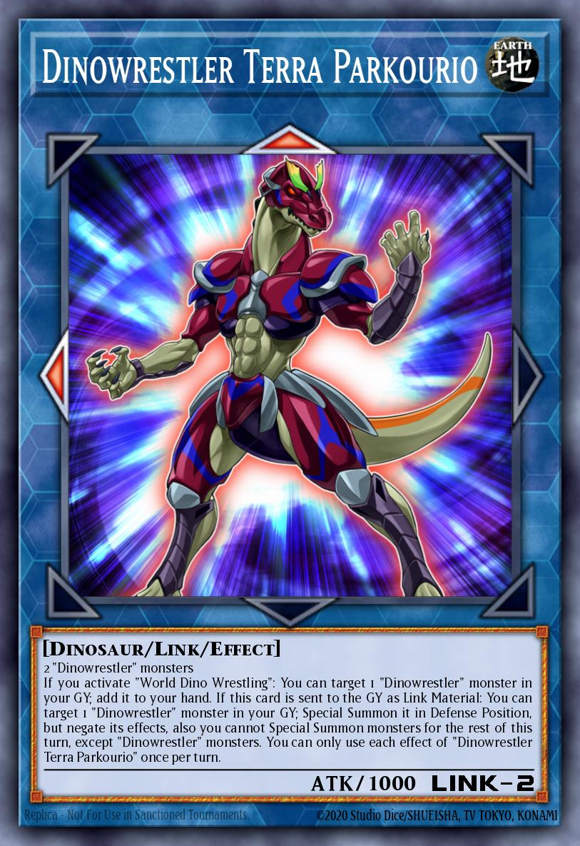 (069) YuGiOh TCG MP20: 2020 Tin of Lost Memories Mega Pack Single: Dinowrestler Terra Parkourio Common