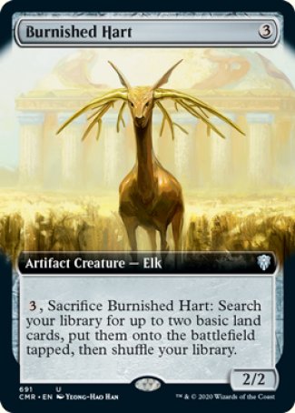 (691/361) Magic The Gathering Commander Legends: Extras Single: Burnished Hart Uncommon