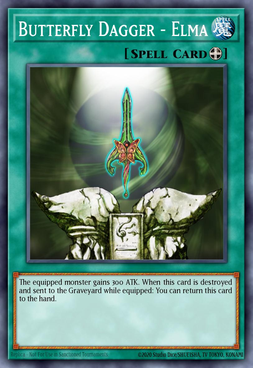 (EN032) YuGiOh TCG DCR: Dark Crisis Single: Butterfly Dagger - Elma (V.2 - Super Rare) Super Rare