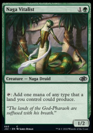 (693) Magic The Gathering Jumpstart 2022 Single: Naga Vitalist Common