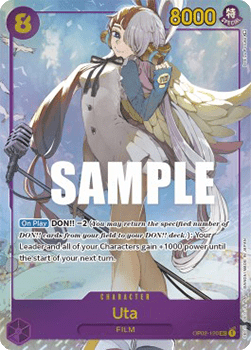 (120) One Piece TCG OP02: Paramount War Single: Uta (OP02-120) (V.2) Alternate Art