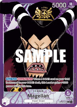 (071) One Piece TCG OP02: Paramount War Single: Magellan (OP02-071) (V.2) Alternate Art