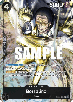 (114) One Piece TCG OP02: Paramount War Single: Borsalino (OP02-114) (V.2) Alternate Art