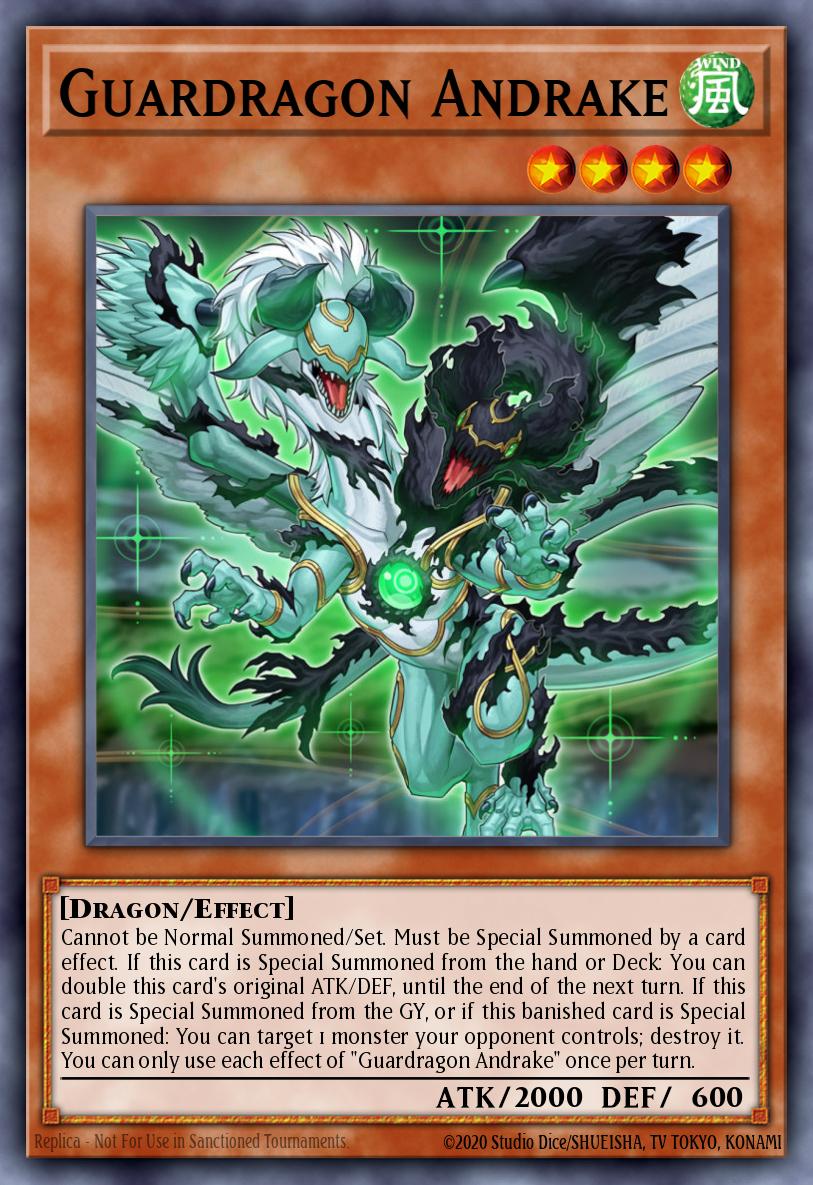 (011) YuGiOh TCG MP20: 2020 Tin of Lost Memories Mega Pack Single: Guardragon Andrake Common