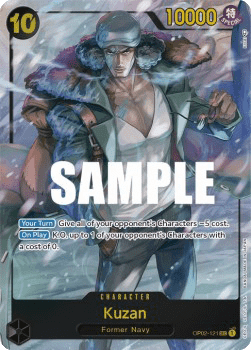 (121) One Piece TCG OP02: Paramount War Single: Kuzan (OP02-121) (V.2) Alternate Art