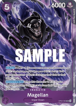 (085) One Piece TCG OP02: Paramount War Single: Magellan (OP02-085) (V.2) Alternate Art
