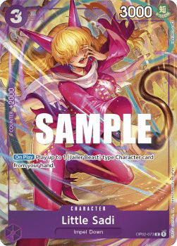 (073) One Piece TCG OP02: Paramount War Single: Little Sadi (OP02-073) (V.2) Alternate Art