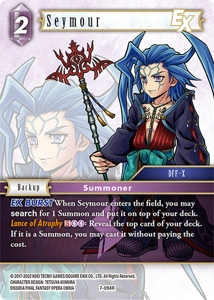 (094) Final Fantasy TCG Opus VII Single: Seymour (7-094) Rare
