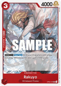 (019) One Piece TCG OP02: Paramount War Single: Rakuyo (OP02-019) Uncommon