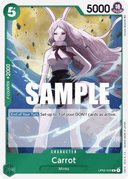 (029) One Piece TCG OP02: Paramount War Single: Carrot (OP02-029) Rare