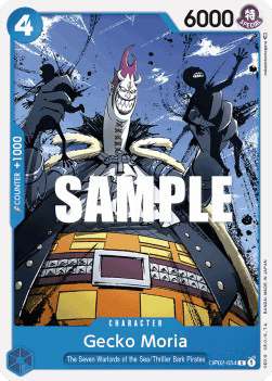 (054) One Piece TCG OP02: Paramount War Single: Gecko Moria (OP02-054) Common