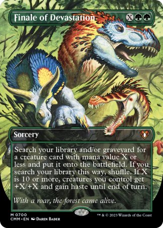 (700) Magic The Gathering Commander Masters: Extras Single: Finale of Devastation (V.2) Holo Mythic