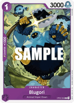 (084) One Piece TCG OP02: Paramount War Single: Blugori (OP02-084) Common